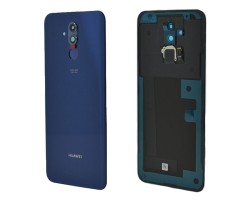 Hátlap Huawei Mate 20 lite ragasztóval akkufedél (ujjlenyomat olvasó és kamera plexi) kék (SI) 02352DKR